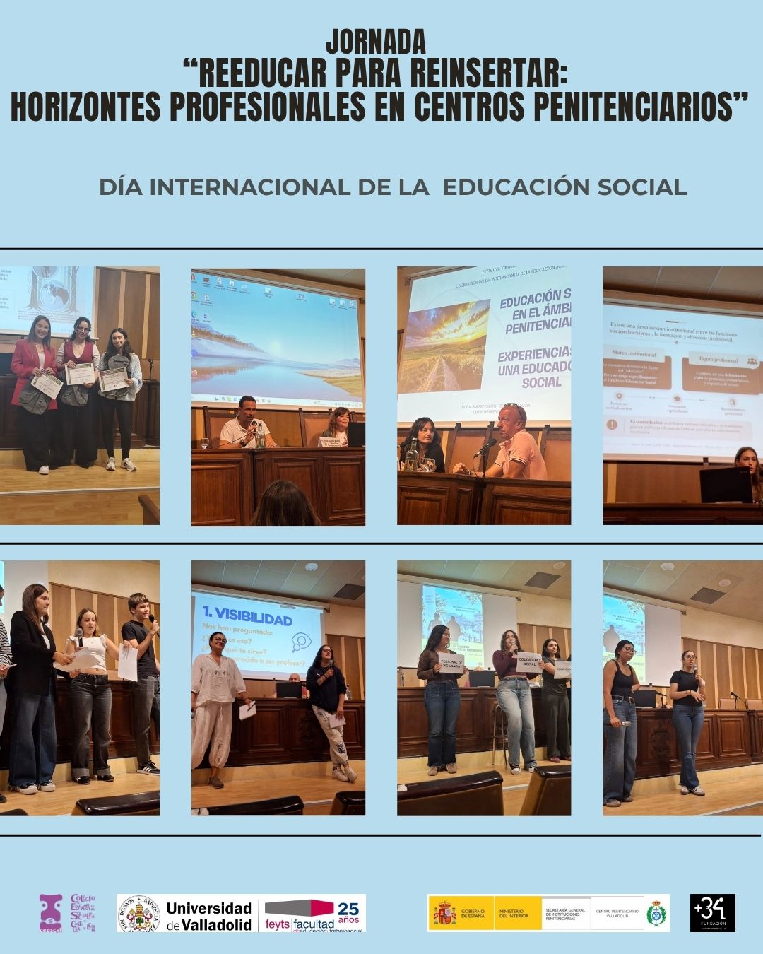 EL CEESCYL Y LA FEYTS UVA CELEBRAN LA JORNADA SOBRE EDUCACIÓN SOCIAL EN CENTROS PENITENCIARIOS